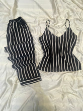 Black and white cami trouser