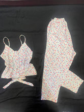 Pink and white knot Cami Trouser