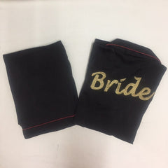 Black Bridal Set