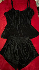 Black velvet Cami