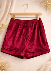 Shorts velvet
