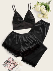 Bikini trouser shorts silk