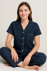 Shirt half sleeve with trouser