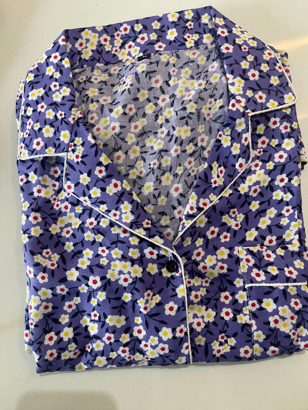 Blue flowers pj