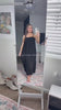 long silk cami black