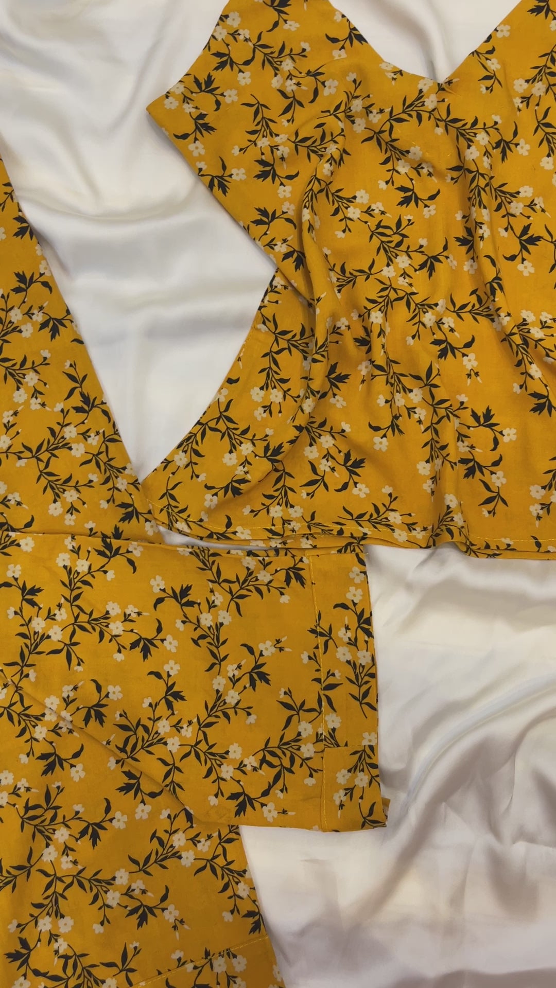 Mustard cami  trouser