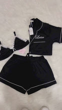 Load and play video in Gallery viewer, Black,shirt half sleeve,shorts,bikini,
