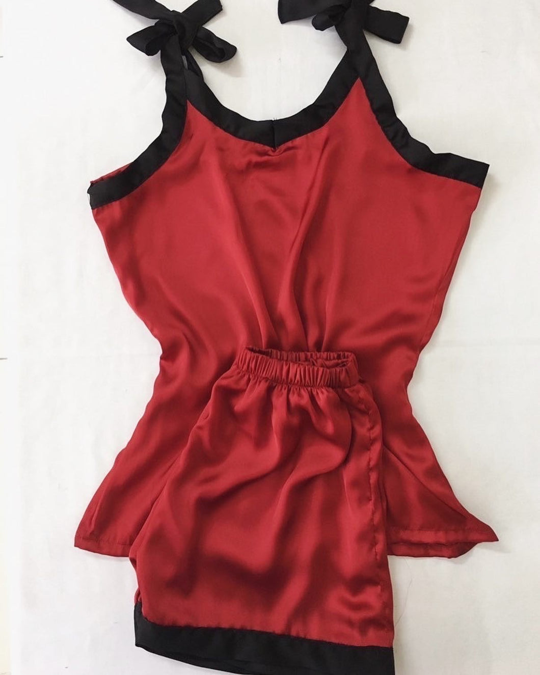 Red Silk Camisole