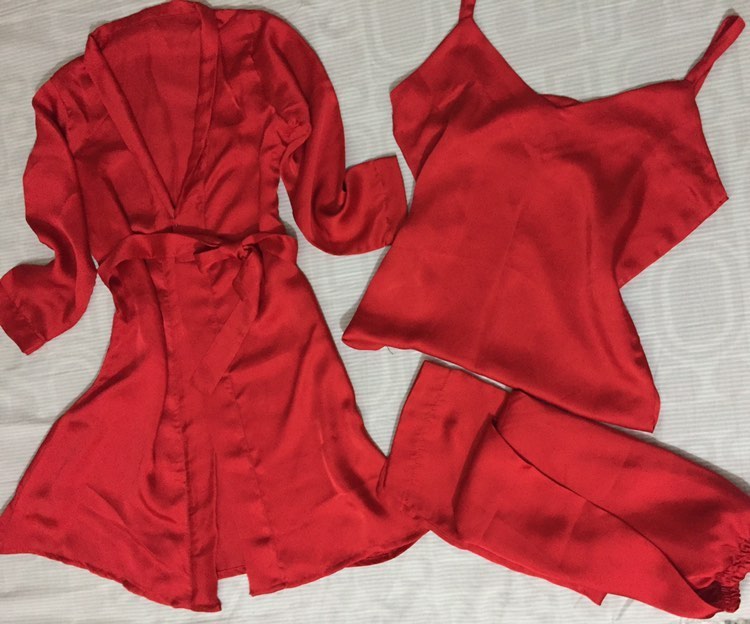 Red Camisole Set