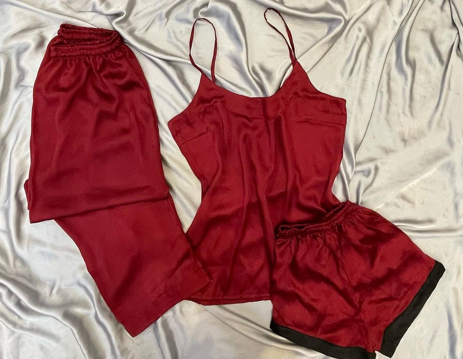 Maroon Silk Cami