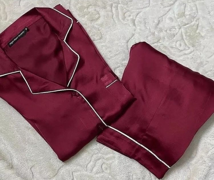 Maroon Silk