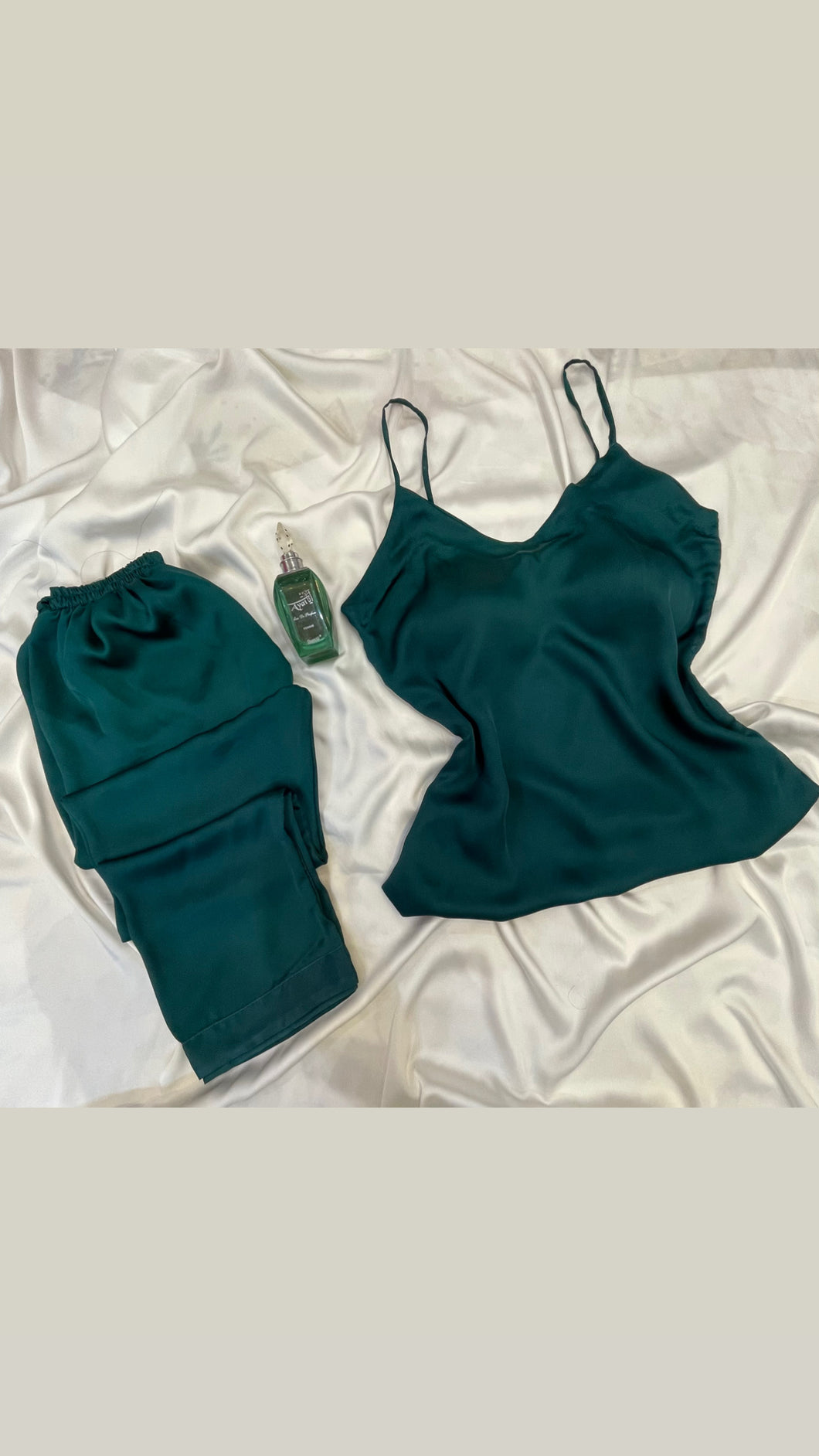 Green Cami Trouser Silk