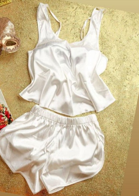 White Silk Cami